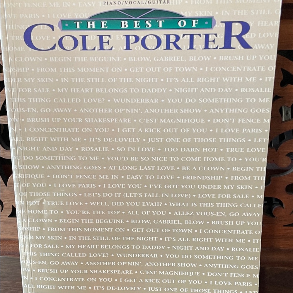 The Best of Cole Porter Songbook